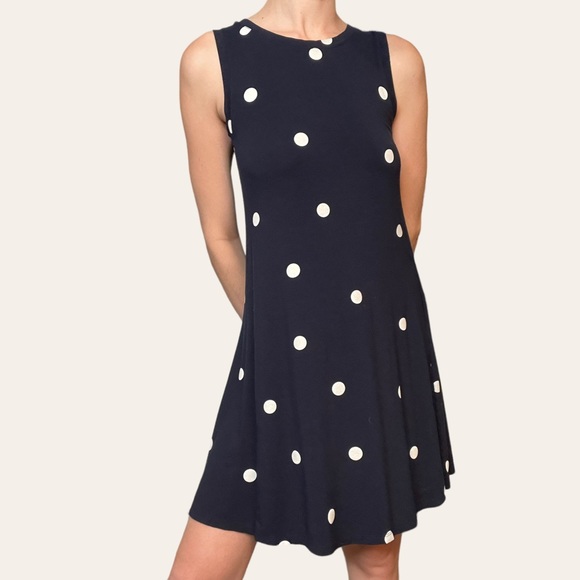 Loft Petite Polka Dot Swing Dress 💕 - Picture 1 of 2